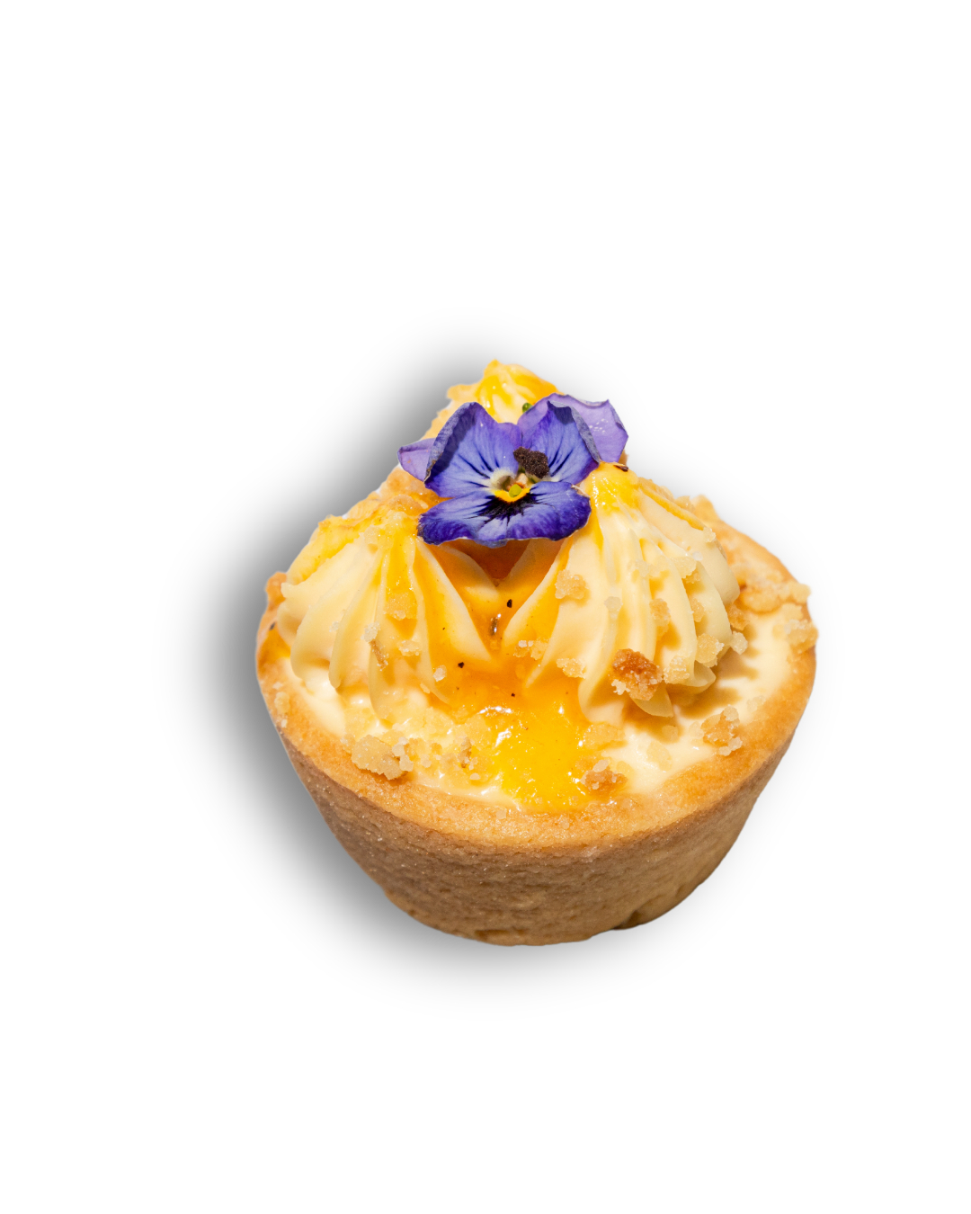 mini pie de maracuyá con coco