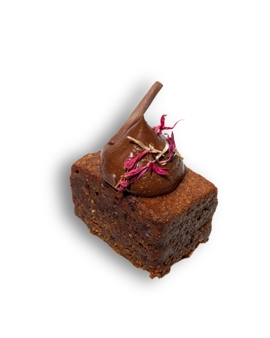 brownie con chocolate
